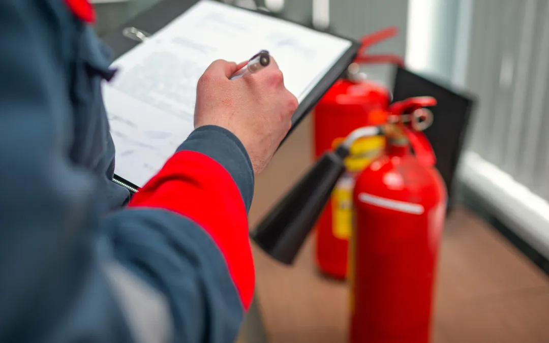 Fire safety equipment installation in a home kitchen